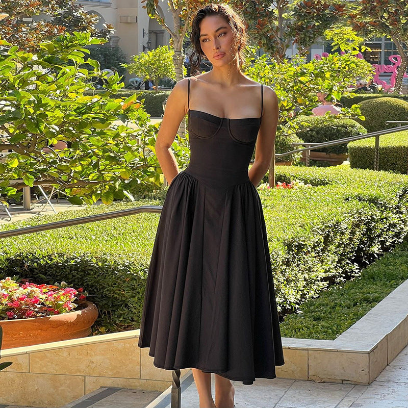 Sleek Black Bodycon Mini Dress Sexy OffShoulder Party Outfit for Women