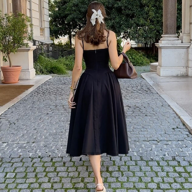 Sleek Black Bodycon Mini Dress Sexy OffShoulder Party Outfit for Women