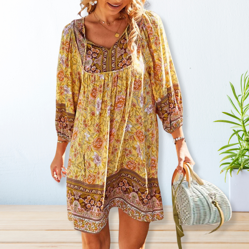 Dita - Comfortabele Boho Jurk