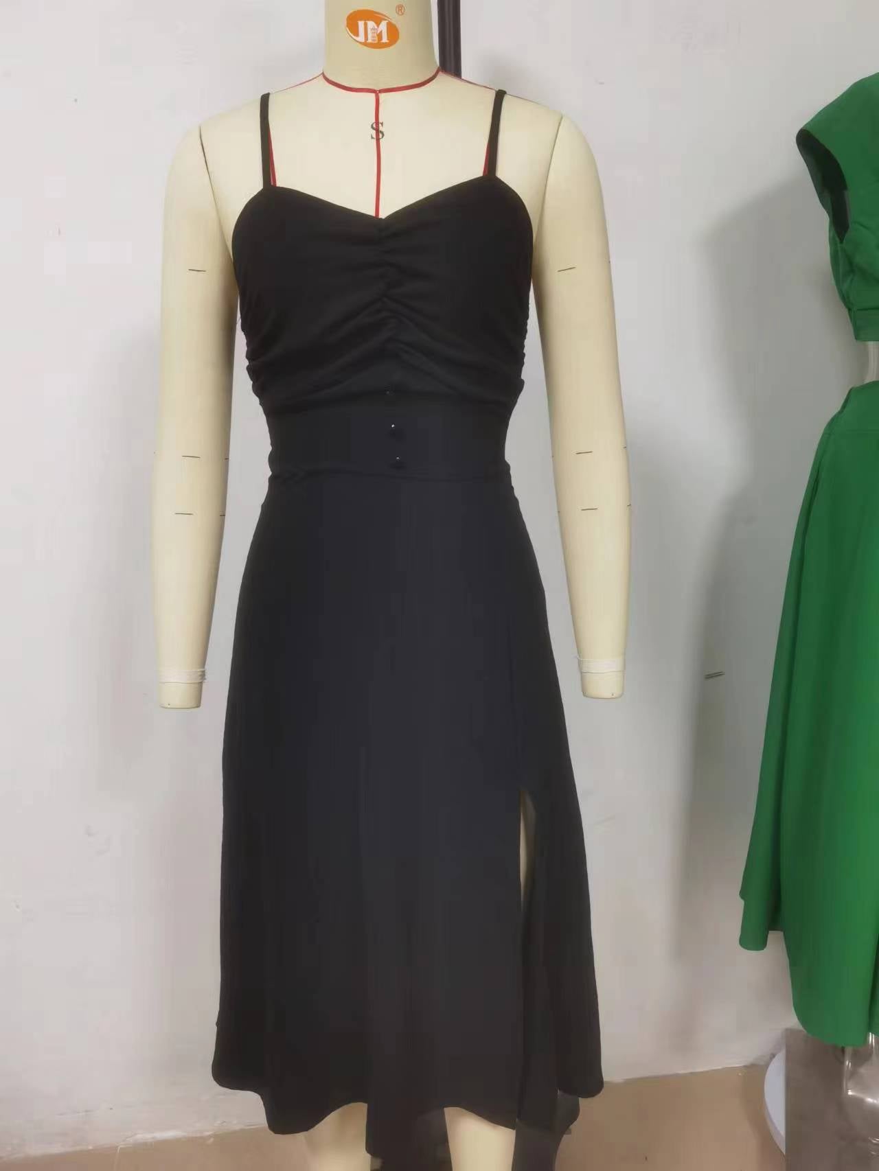 Sultry Summer Mini Dress with Ruched Detailing and a Flattering VNeckline for Effortless Style