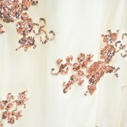 Maxi Gown with Sequin Details for Wedding Guests or Special Occasions