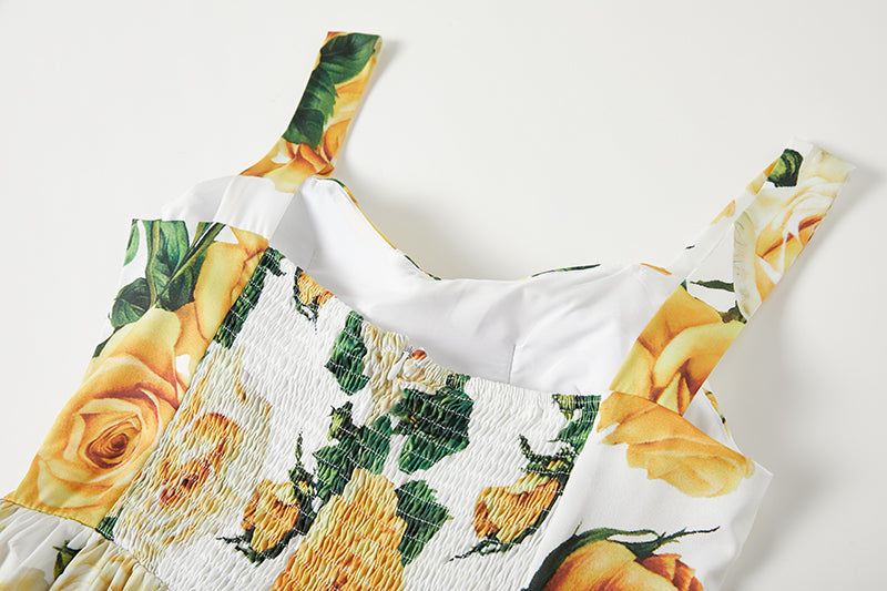 Summer Breeze Floral Mini Dress for Vacation Effortless Style and Comfort