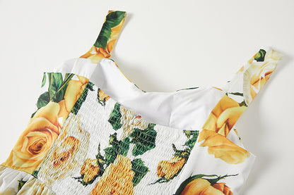 Summer Breeze Floral Mini Dress for Vacation Effortless Style and Comfort