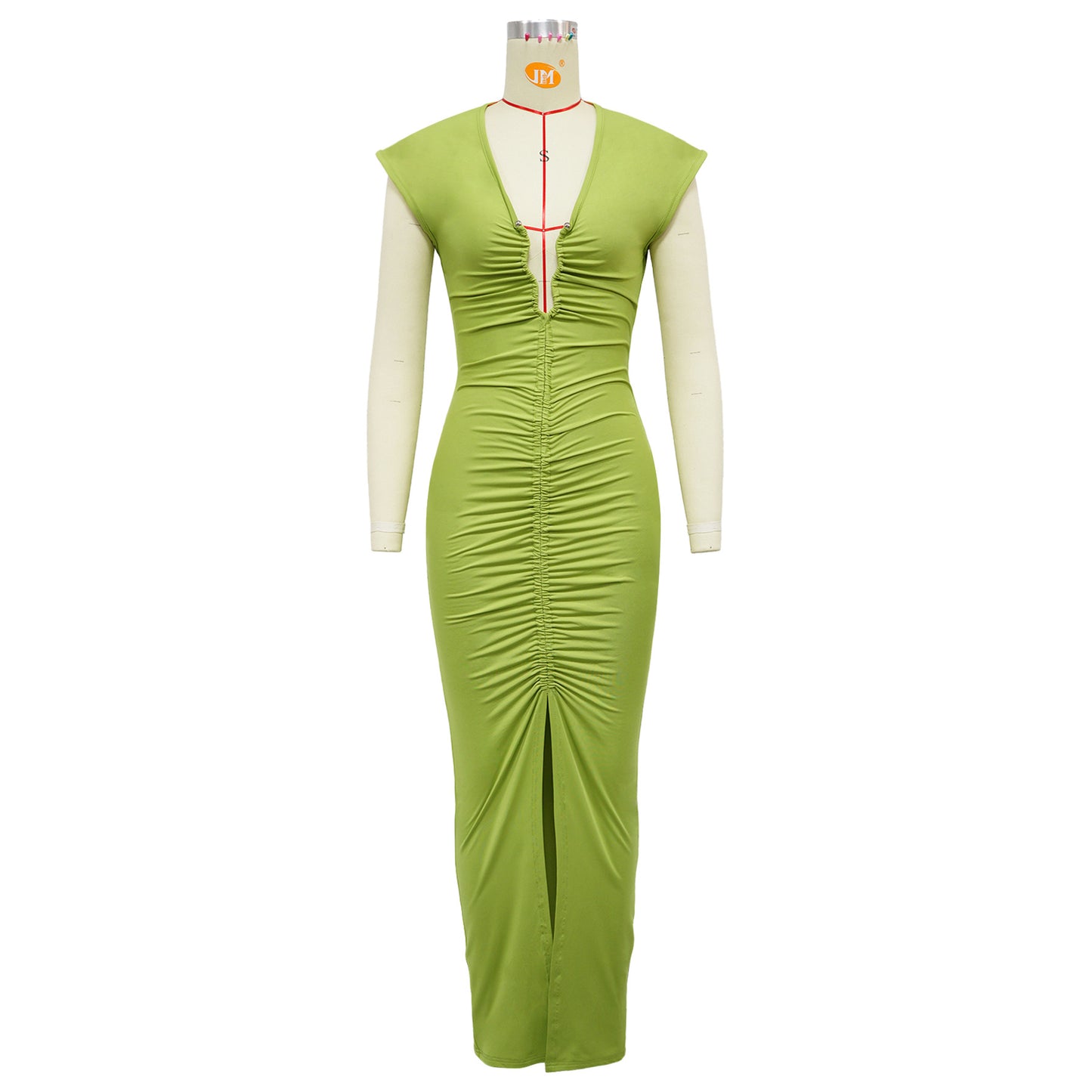 VNeck Maxi Dress for Women Sophisticated Slim Fit Party Attire