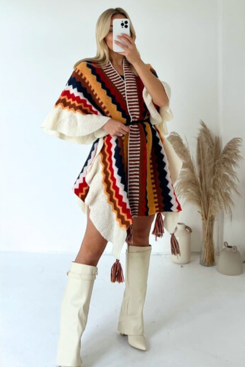 Ailia - Casual Boho Poncho