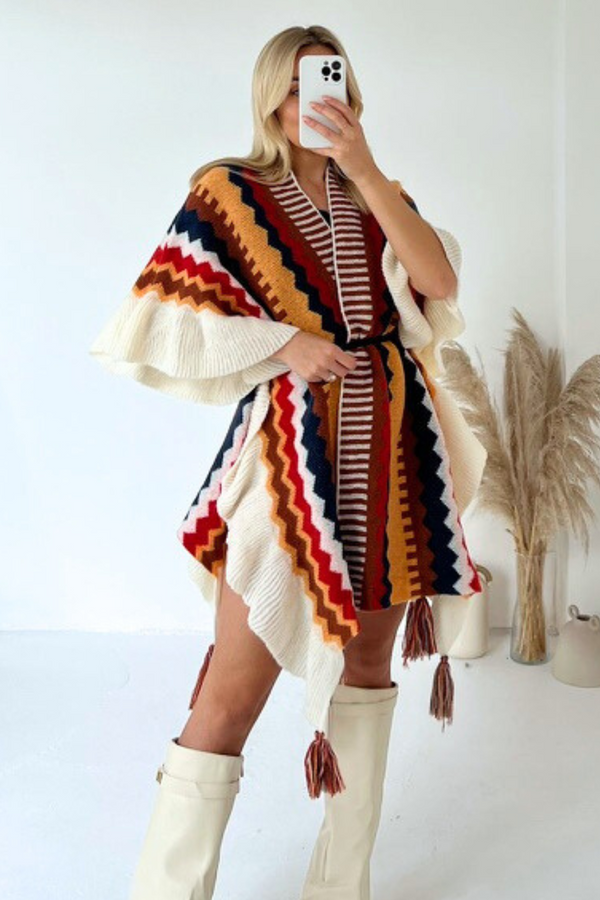 Ailia - Casual Boho Poncho