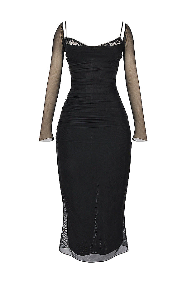 Lunae - Maxi Jurk Mesh