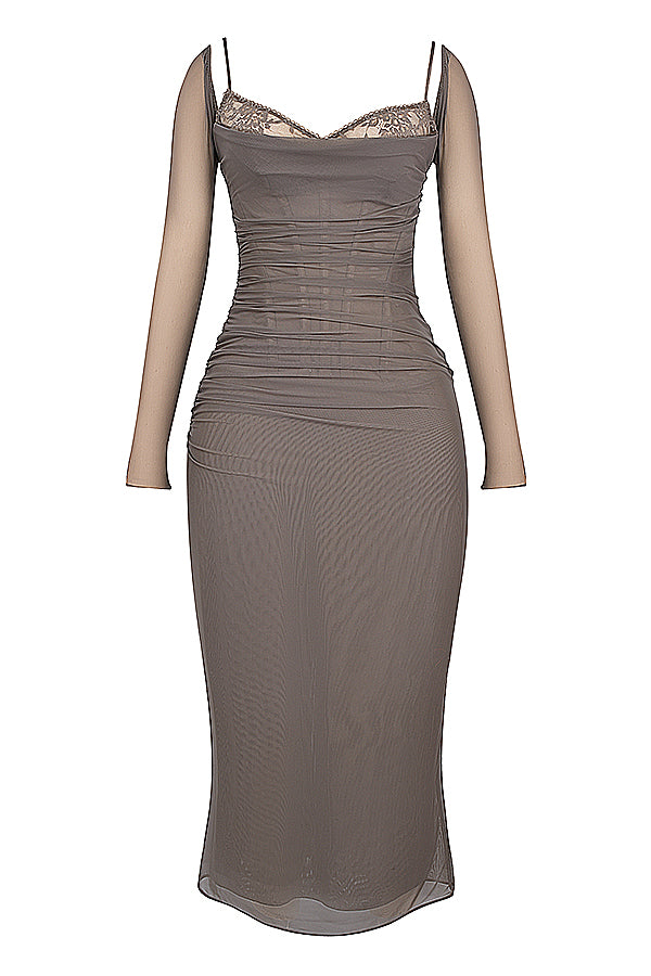 Lunae - Maxi Jurk Mesh