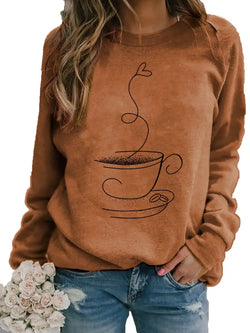 Otteke - Koffie Grafisch Sweatshirt