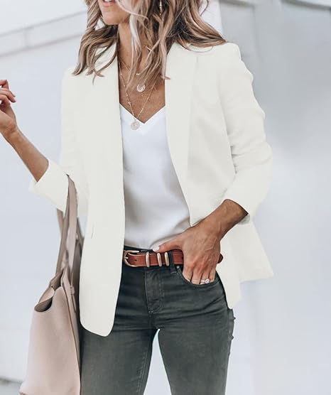 Lettice - Elegante Effen Blazer