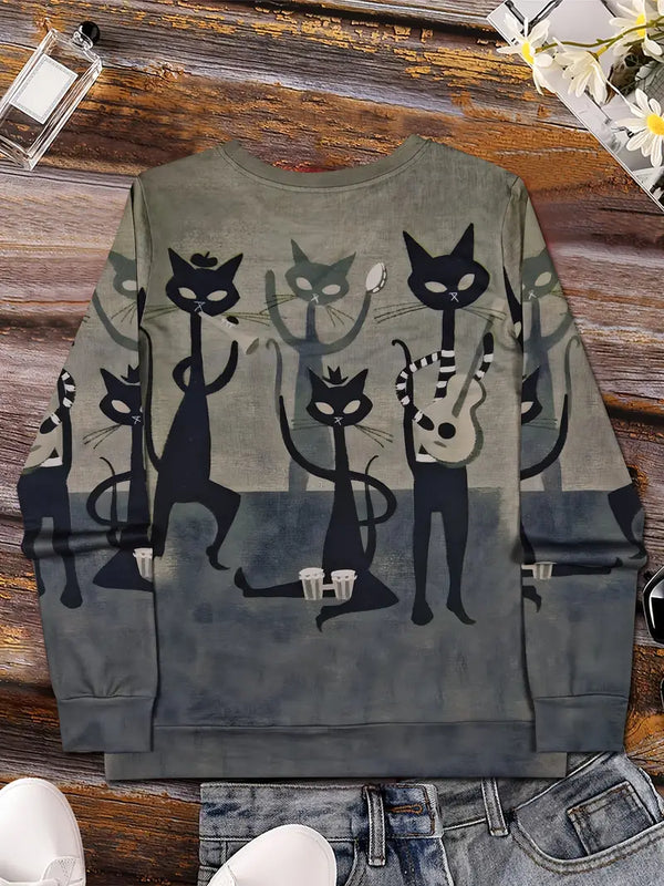 Godelina - Artistiek Kat Sweatshirt