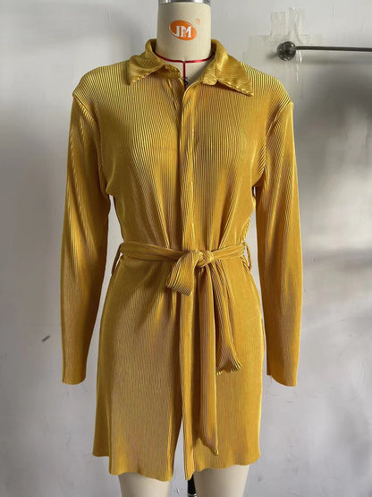 Collared Shirt Dress for Women Versatile Spring and Fall Fashion Staple
