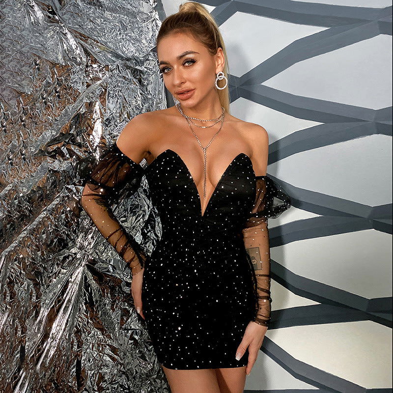 Dazzling Sequin Bodycon Dress A Party Essential for Unforgettable Nights Sequined Mini Dress