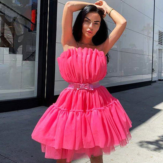 Sleeveless Party Dress for Women Mini A Line Dress Perfect Summer Outfits