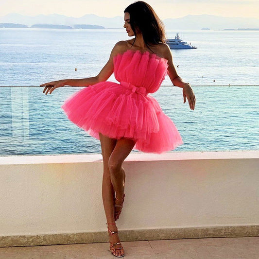 Sleeveless Party Dress for Women Mini A Line Dress Perfect Summer Outfits