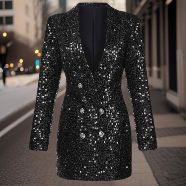 Bobbie - Glanzende Sequins Blazer