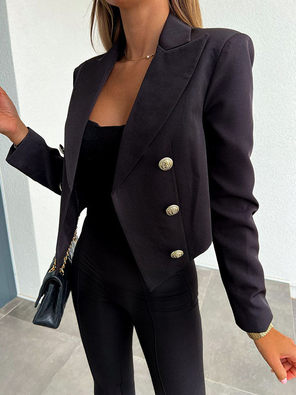 Leianna - Stijlvolle Cropped Blazer