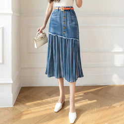 Xenna - Midi Denim Rok