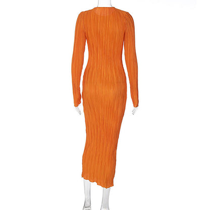 Maxi Dress for Spring Style Womens Casual Dresses Featuring Long Sleeves