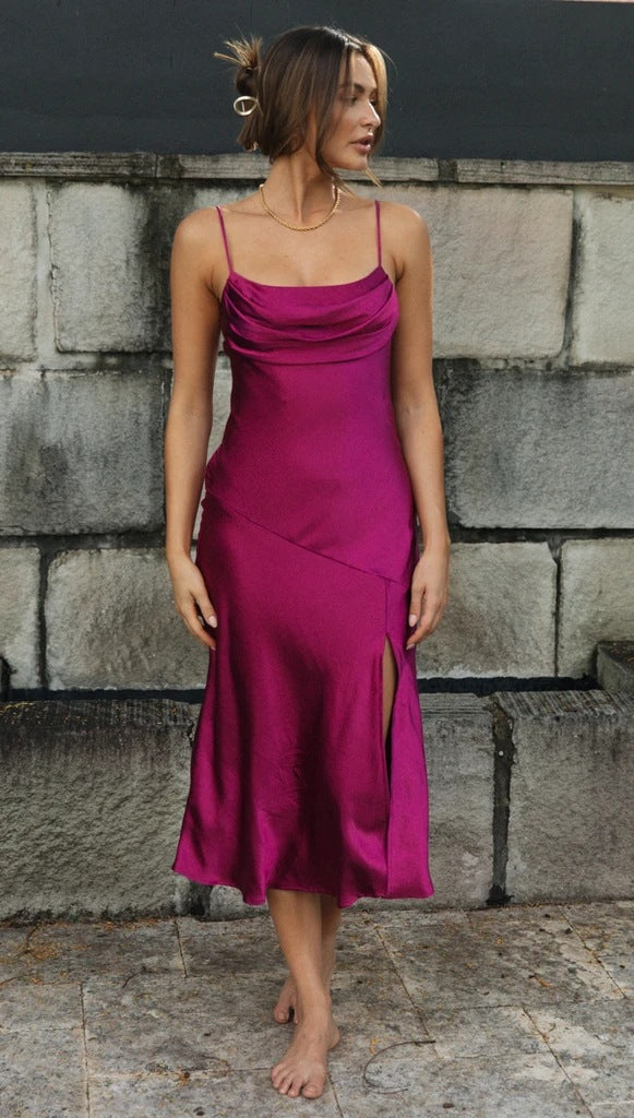 Sultry Solid Color Mini Wrap Dress for Sunny Days Chic Summer Style