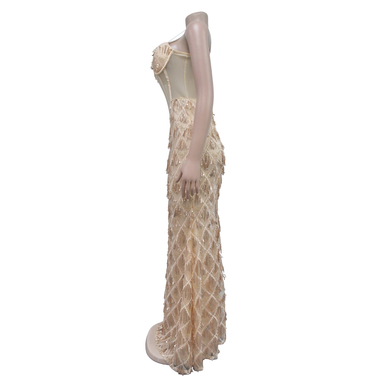Sequin Maxi Dress for Parties Sexy Bodycon Dresses for Women Special Occasions