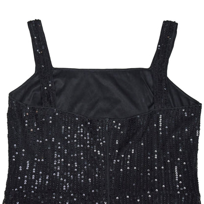 Sizzling Sequin Bodycon Dress with Feather Trim for a Night of Glamour Party Outfit
