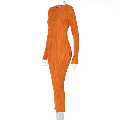 Maxi Dress for Spring Style Womens Casual Dresses Featuring Long Sleeves