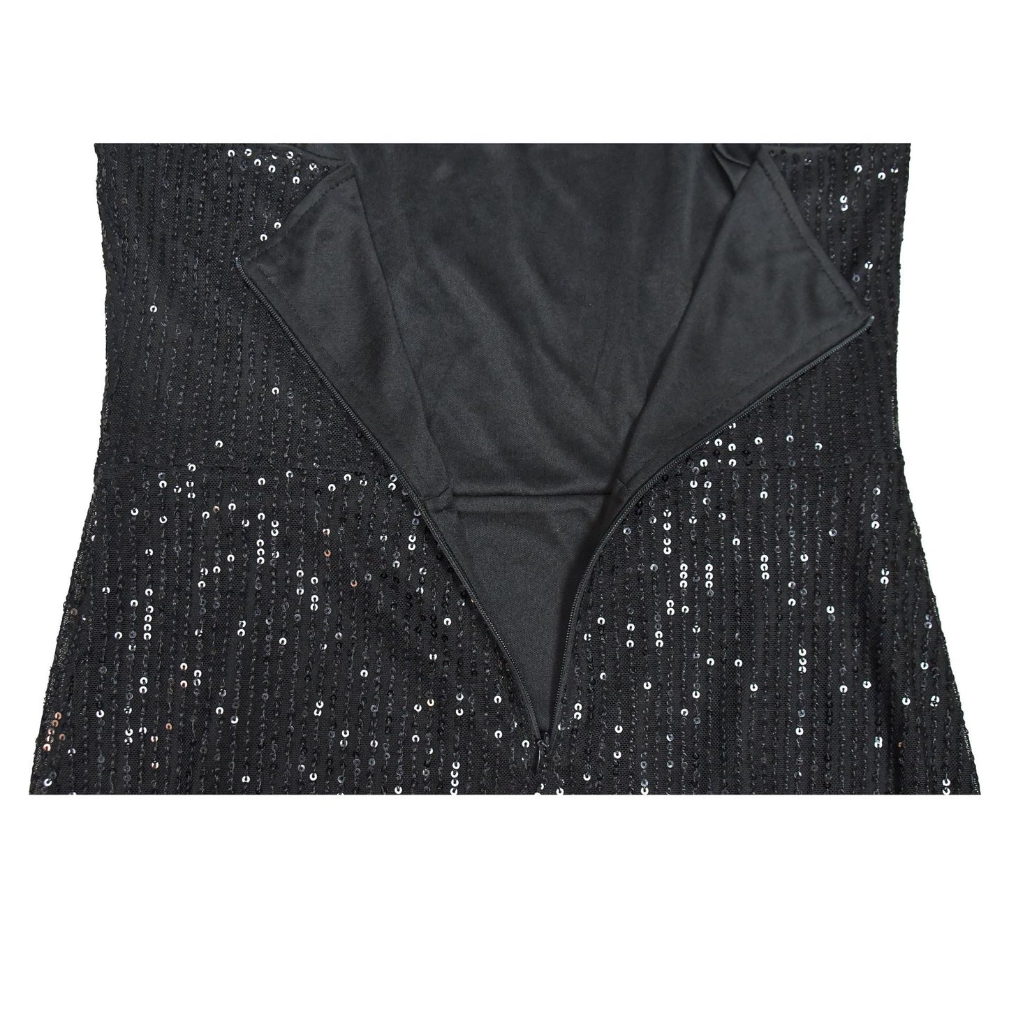 Sizzling Sequin Bodycon Dress with Feather Trim for a Night of Glamour Party Outfit