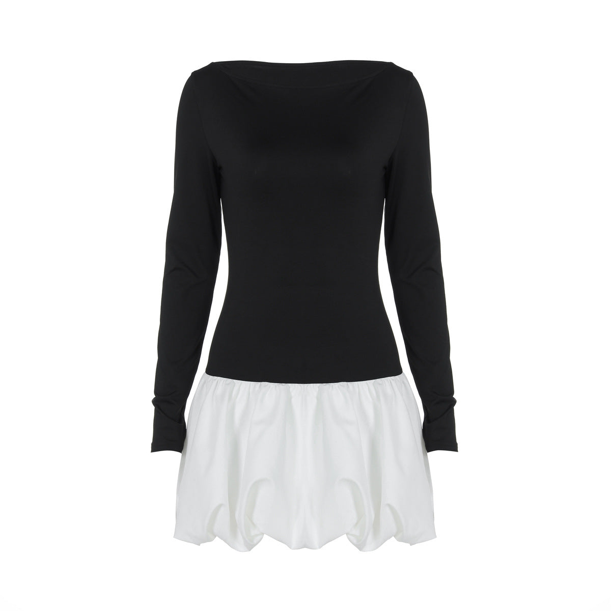 Autumn Party Dress Sexy Round Neck Long Sleeve Bodycon Dress for Women Fall Fashion