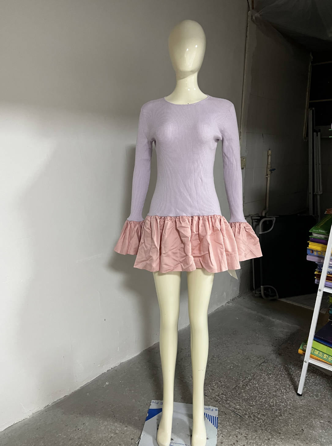 Cotton Dress for Women Stylish Long Sleeve Design Perfect for Autumn Spring Outfits
