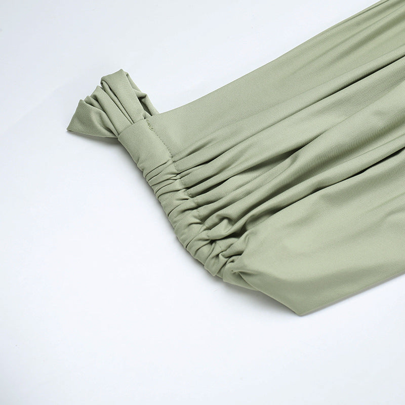 Sultry One Shoulder Maxi Dress for Evening Glamour Party Perfection