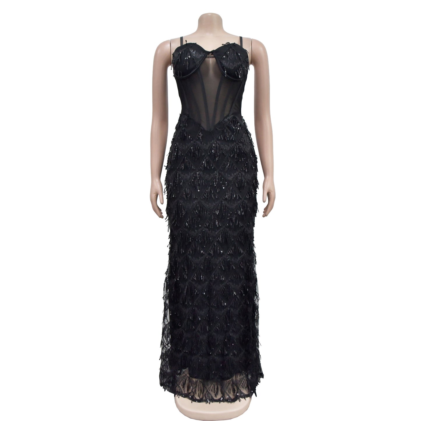 Sequin Maxi Dress for Parties Sexy Bodycon Dresses for Women Special Occasions