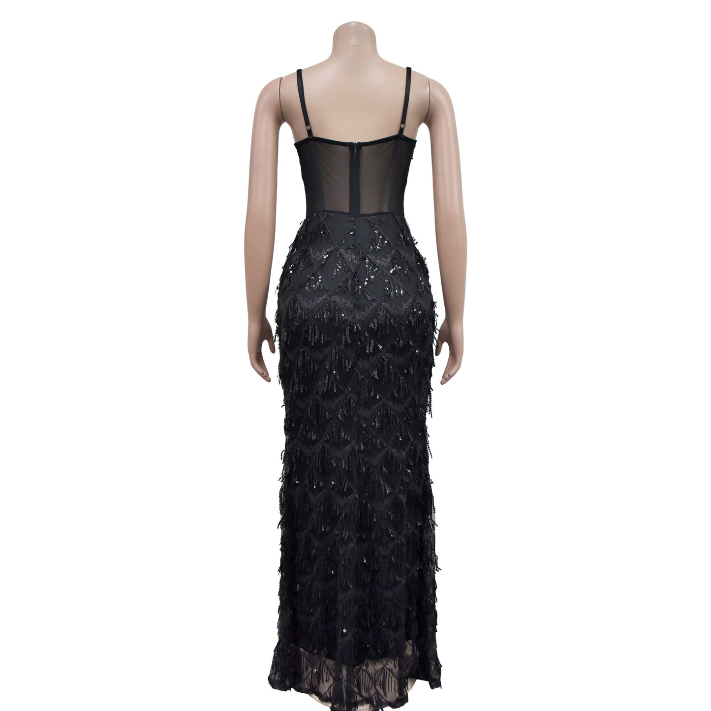 Sequin Maxi Dress for Parties Sexy Bodycon Dresses for Women Special Occasions