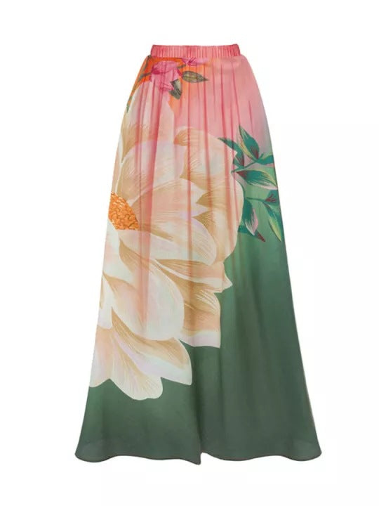Bohemian Chic Ombre Wrap Dress Vacation Ready for Summer Beach Escapes and Seaside Adventures