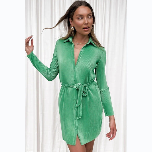 Collared Shirt Dress for Women Versatile Spring and Fall Fashion Staple