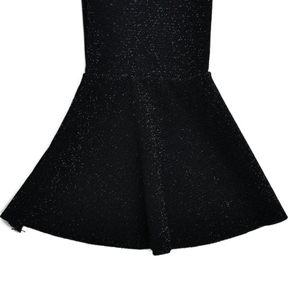 Sultry Bodycon Mini Dress with Flared Sleeves and a Plunging VNeck for Fall Evenings