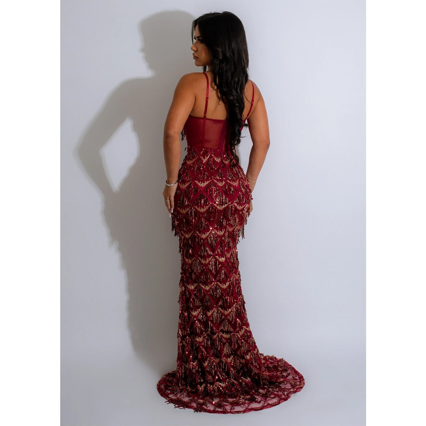 Sequin Maxi Dress for Parties Sexy Bodycon Dresses for Women Special Occasions