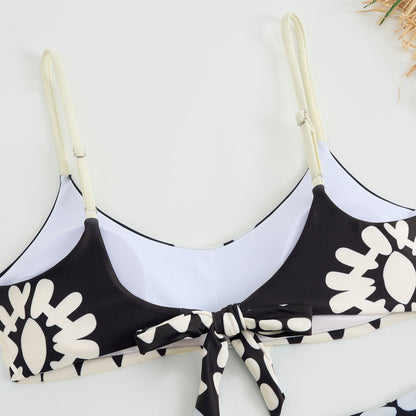 Bohemian Chic Printed Wrap Swimsuit Cover Up Beach Outfit for Summer Vacations
