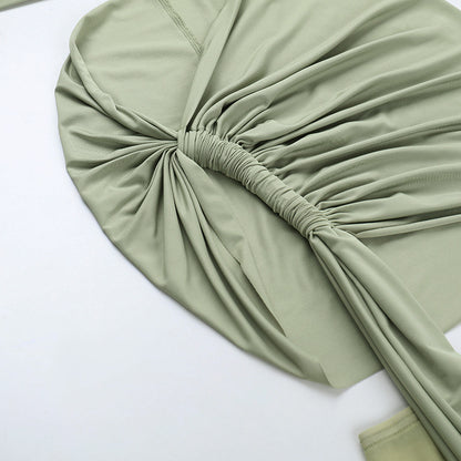 Sultry One Shoulder Maxi Dress for Evening Glamour Party Perfection