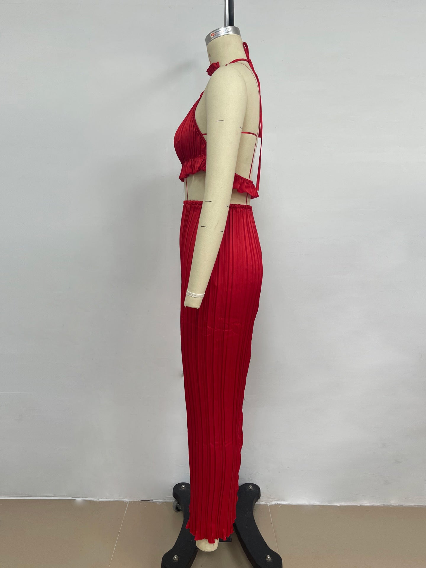Halter Backless Maxi Dress in Vibrant Colors Perfect for Summer Parties