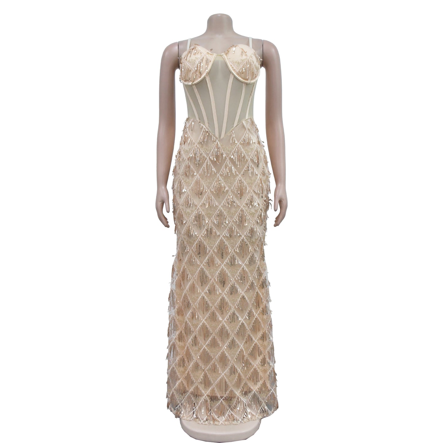 Sequin Maxi Dress for Parties Sexy Bodycon Dresses for Women Special Occasions