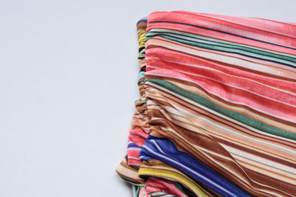 Striped Mini Dress for Women Stylish Summer Outfit with Cutout Back Design