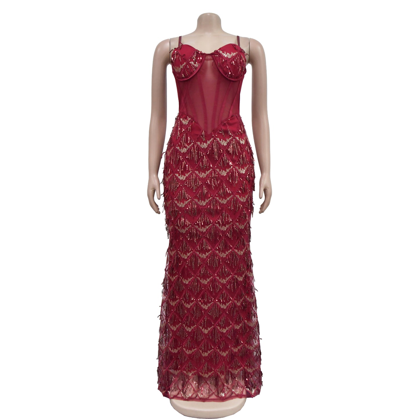 Sequin Maxi Dress for Parties Sexy Bodycon Dresses for Women Special Occasions