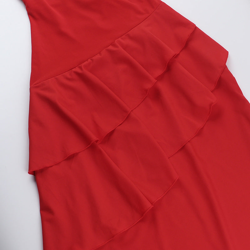 Backless Maxi Dress for Women Sleeveless ALine Design with Lace Up Details Summer Style