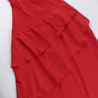 Backless Maxi Dress for Women Sleeveless ALine Design with Lace Up Details Summer Style