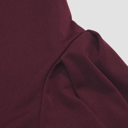 Maxi Dress with Square Collar ALine Silhouette for Women Stylish Spring Outfit
