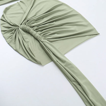 Sultry One Shoulder Maxi Dress for Evening Glamour Party Perfection