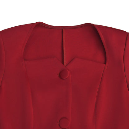 Deep VNeck Mini Dress with Ruffled Sleeves Perfect for Spring and Fall Events