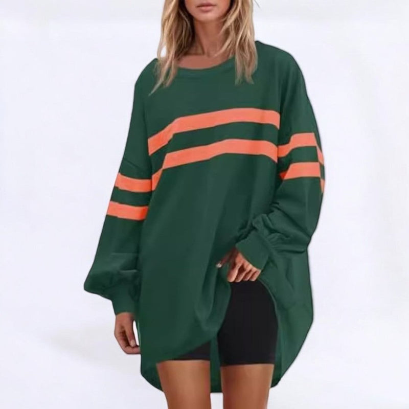 Grietje - Gestreept Oversized Sweatshirt