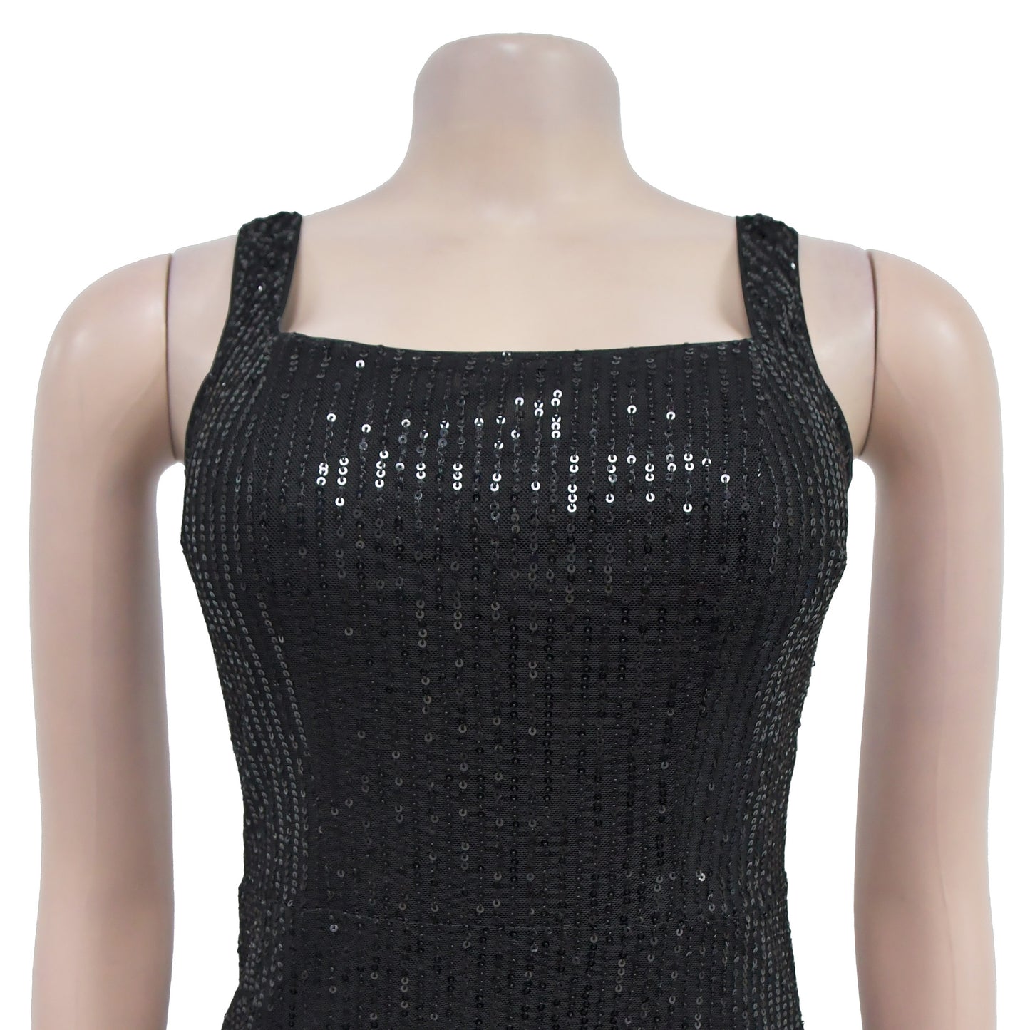 Sizzling Sequin Bodycon Dress with Feather Trim for a Night of Glamour Party Outfit